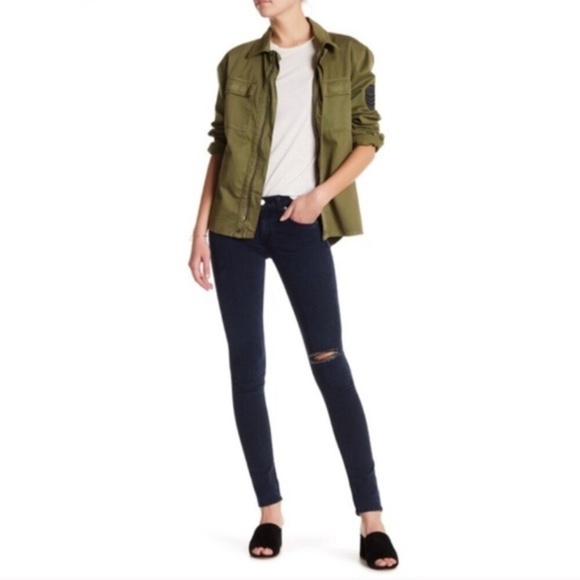rag & bone Denim - Rag & Bone Terra Blues Distressed Skinny Jeans 29